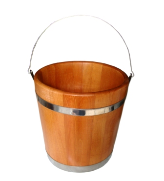 Foto 1 - Balde de Madeira para 3 Garrafas COM Alça