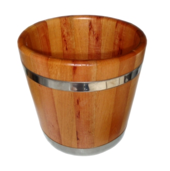 Foto 1 - Balde de Madeira para 2 Garrafas