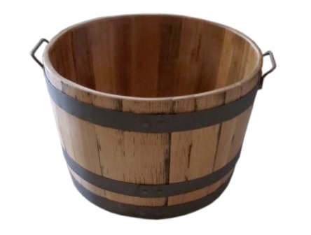 Foto 1 - Tina de Meio Barril de Carvalho