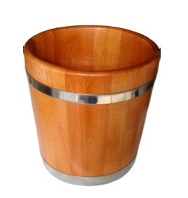 Foto 1 - Balde de Madeira para 3 Garrafas SEM Alça