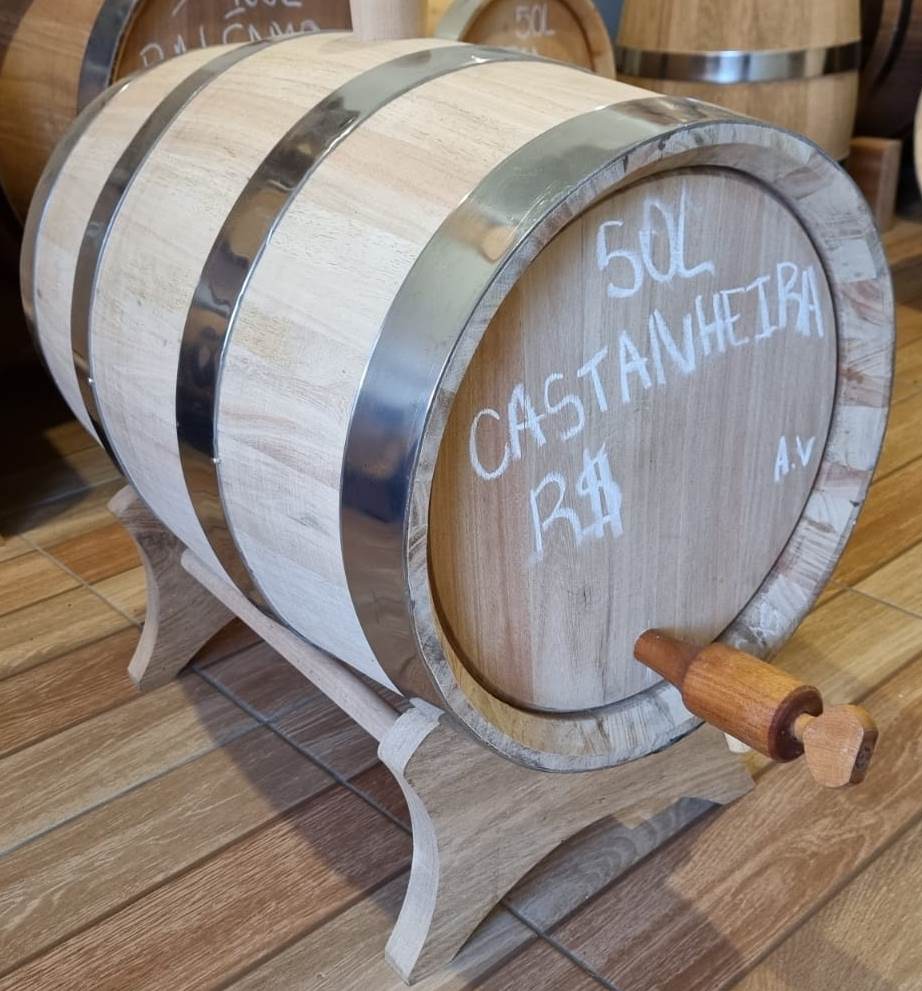 Foto 1 - Barril Tradicional - 50 Litros - Castanha-do-brasil