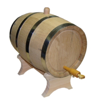 Foto 1 - Barril Tradicional - 5 Litros - Carvalho Francês